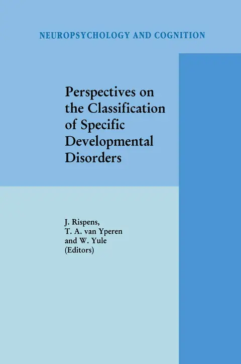 Cover of Perspectives on the Classification of Specific Developmental Disorders