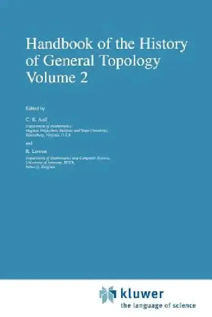 Cover of Handbook of the History of General Topology