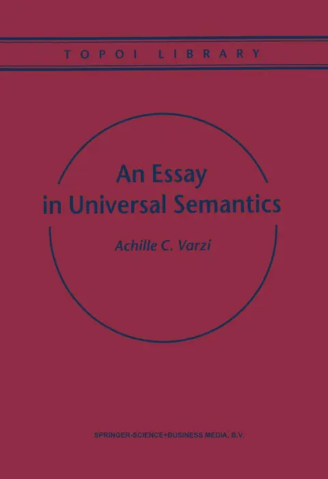 Cover of An Essay in Universal Semantics
