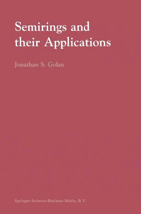 Cover of Semirings and Their Applications