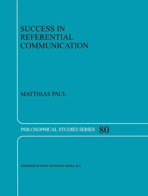 Cover of Success in Referential Communication