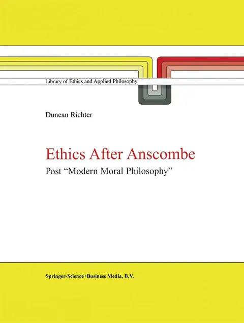 Cover of Ethics After Anscombe