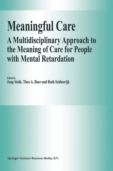 Cover of Meaningful Care