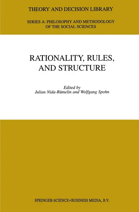 Cover of Rationality, Rules, and Structure