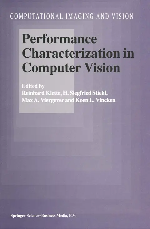 Cover of Performance Characterization in Computer Vision