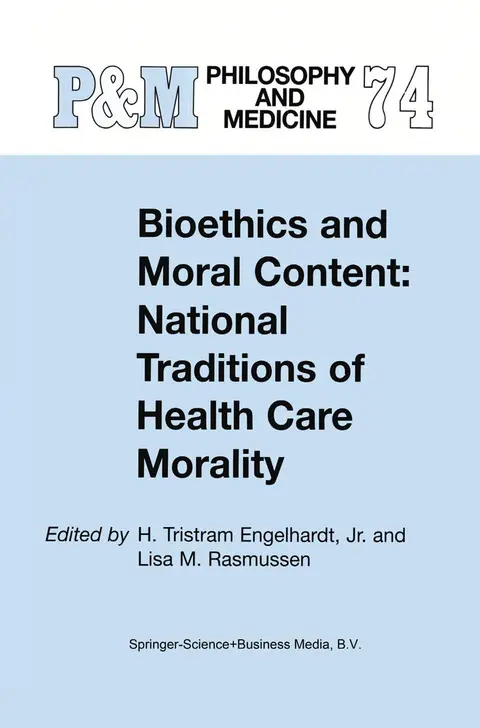 Cover of Bioethics and Moral Content