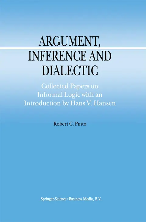 Cover of Argument, Inference and Dialectic