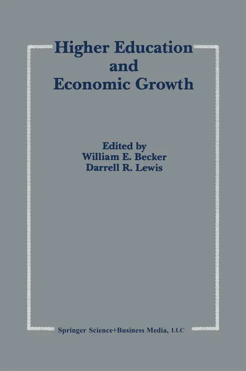 Cover of Higher Education and Economic Growth