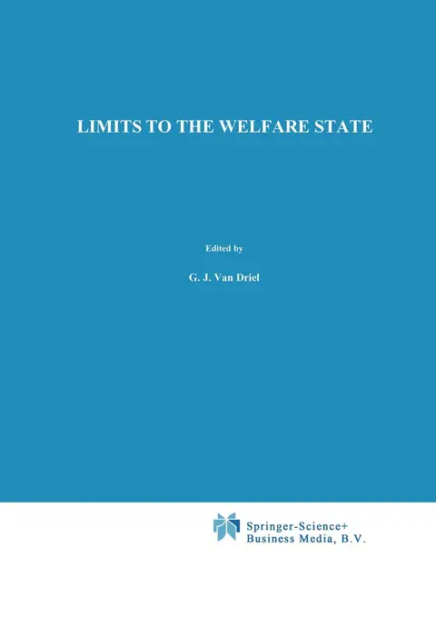 Cover of Limits to the Welfare State