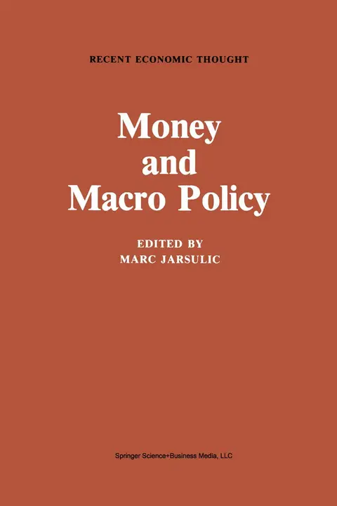 Cover of Money and Macro Policy