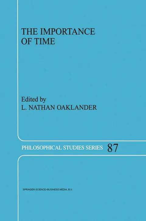 Cover of The Importance of Time