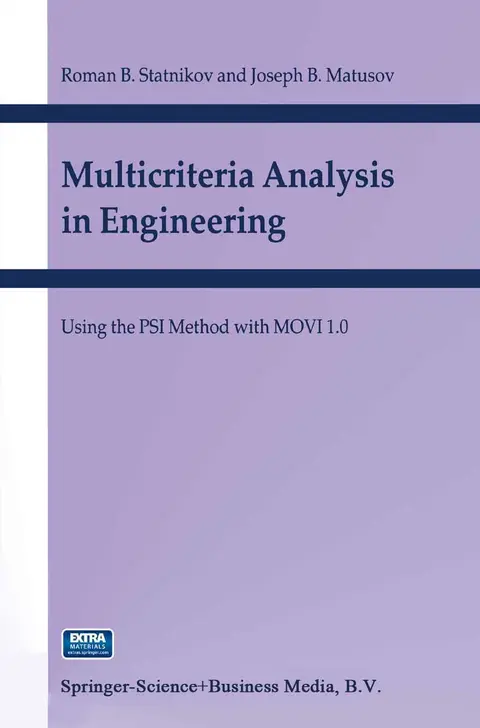 Cover of Multicriteria Analysis in Engineering