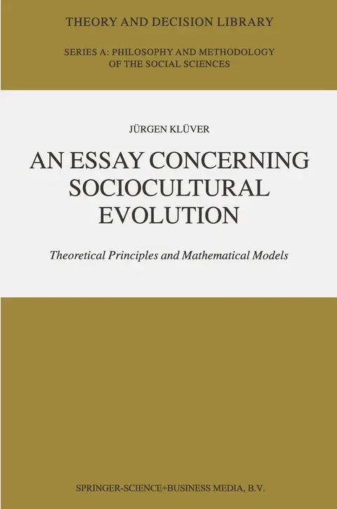 Cover of An Essay Concerning Sociocultural Evolution