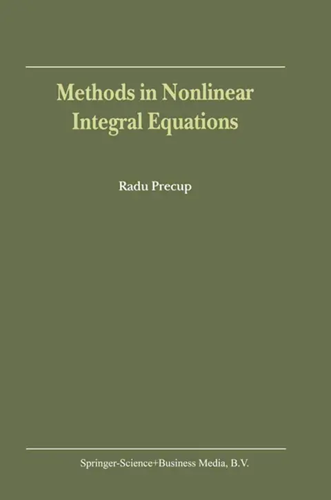 Cover of Methods in Nonlinear Integral Equations