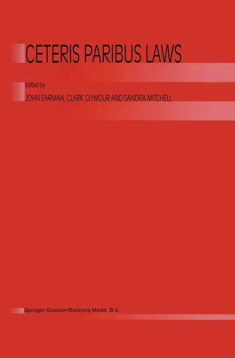 Cover of Ceteris Paribus Laws