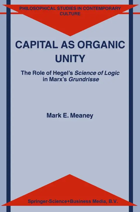 Cover of Capital as Organic Unity