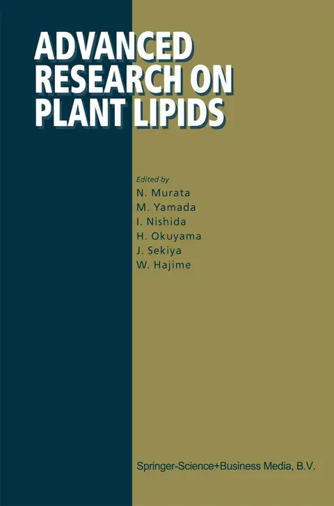 Cover of Advanced Research on Plant Lipids