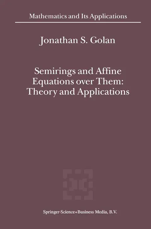 Cover of Semirings and Affine Equations over Them
