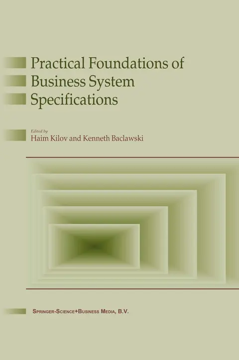 Cover of Practical Foundations of Business System Specifications