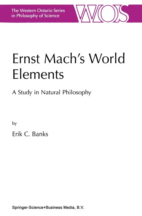 Cover of Ernst Mach's World Elements