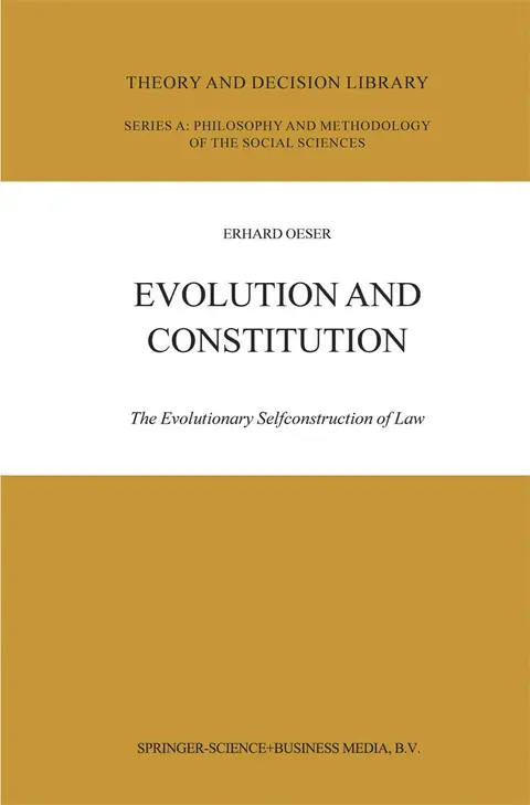 Cover of Evolution and Constitution