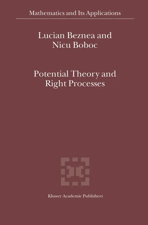 Cover of Potential Theory and Right Processes