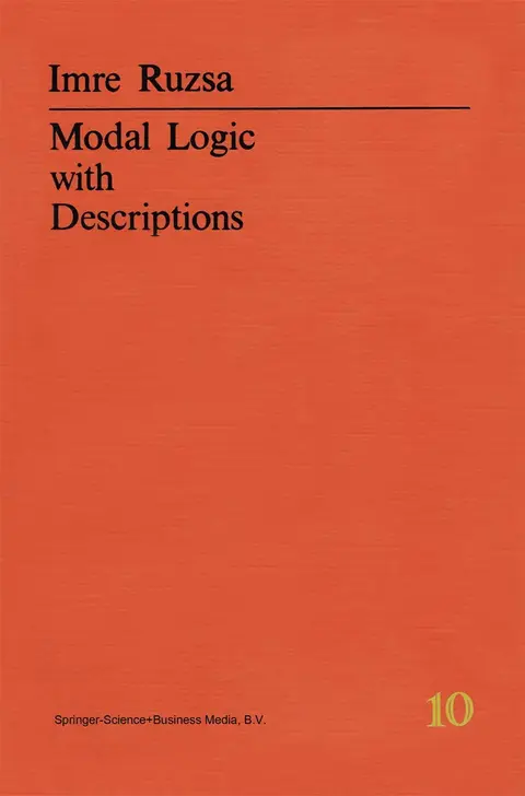 Cover of Modal Logic with Descriptions