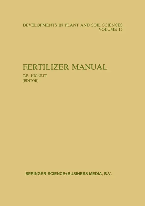 Cover of Fertilizer Manual