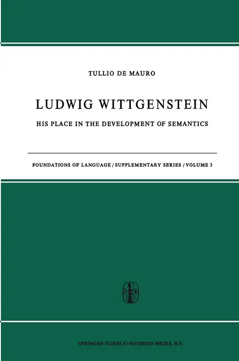 Cover of Ludwig Wittgenstein
