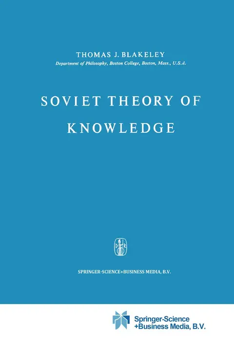 Cover of Soviet Theory of Knowledge