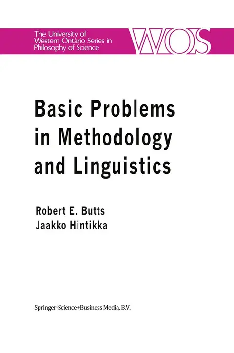 Cover of Basic Problems in Methodology and Linguistics