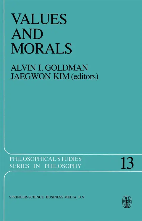 Cover of Values and Morals