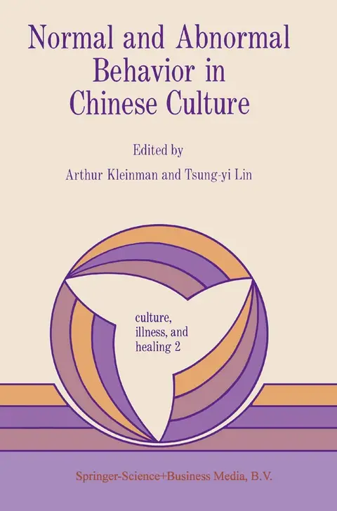 Cover of Normal and Abnormal Behavior in Chinese Culture