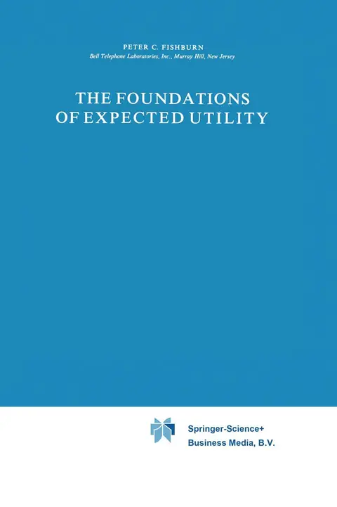 Cover of The Foundations of Expected Utility