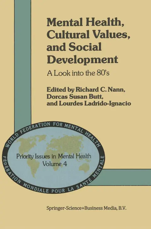 Cover of Mental Health, Cultural Values, and Social Development