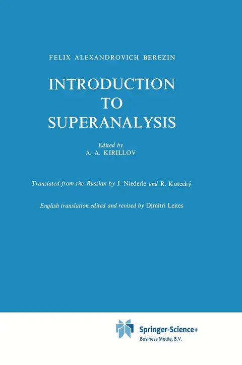 Cover of Introduction to Superanalysis