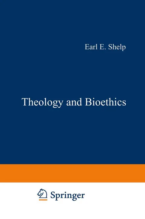 Cover of Theology and Bioethics