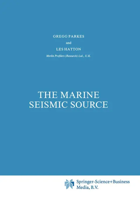 Cover of The Marine Seismic Source