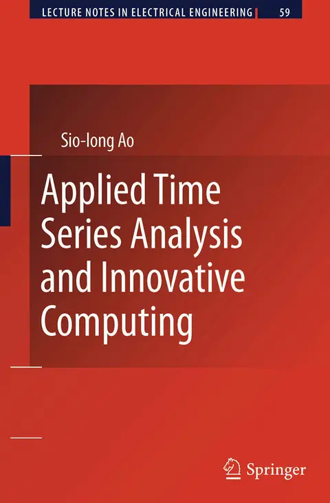 Cover of Applied Time Series Analysis and Innovative Computing