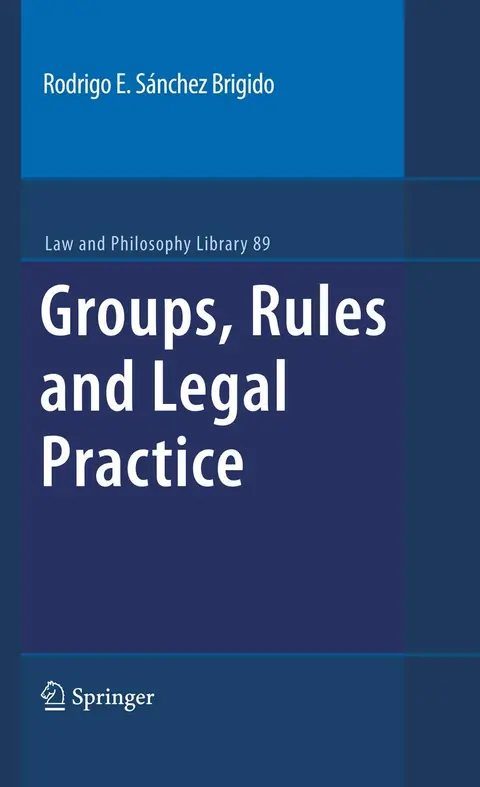 Cover of Groups, Rules and Legal Practice