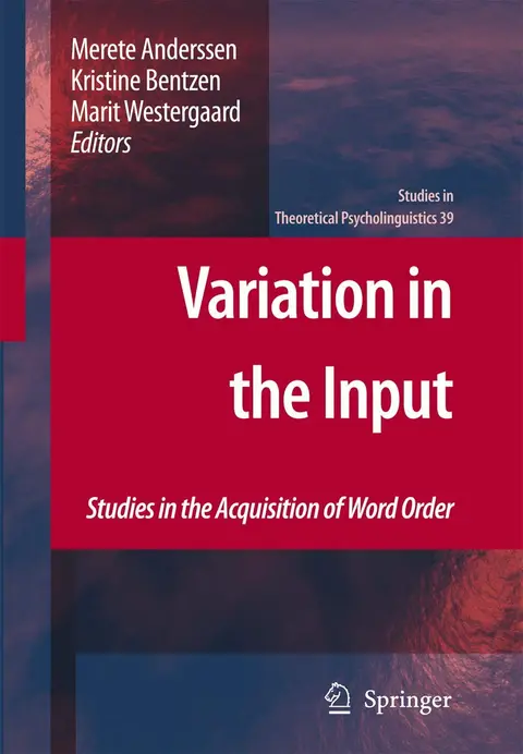 Cover of Variation in the Input