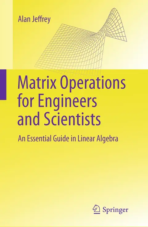 Cover of Matrix Operations for Engineers and Scientists