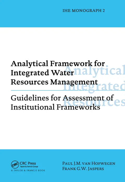 Cover of Analytical Framework for Integrated Water Resources Management