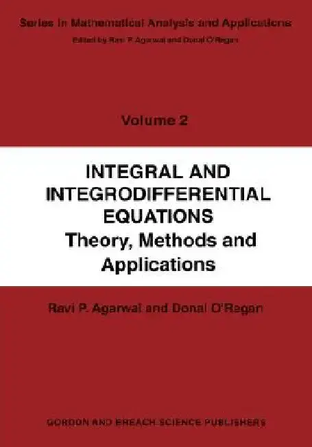 Cover of Integral and Integrodifferential Equations