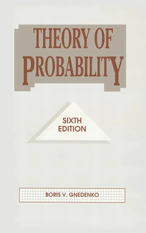 Cover of The Theory of Probability