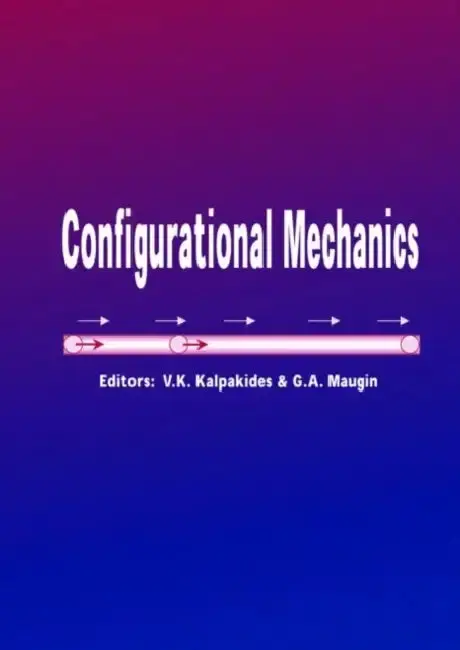 Cover of Configurational Mechanics