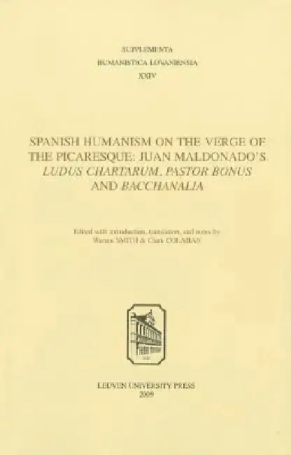 Cover of Spanish Humanism on the Verge of the Picaresque