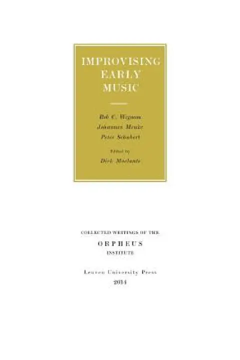Cover of Improvising Early Music