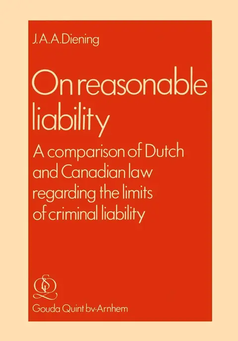 Cover of On Reasonable Liability