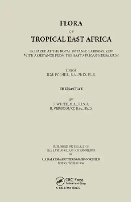 Cover of Flora of Tropical East Africa - Ebenaceae (1996)